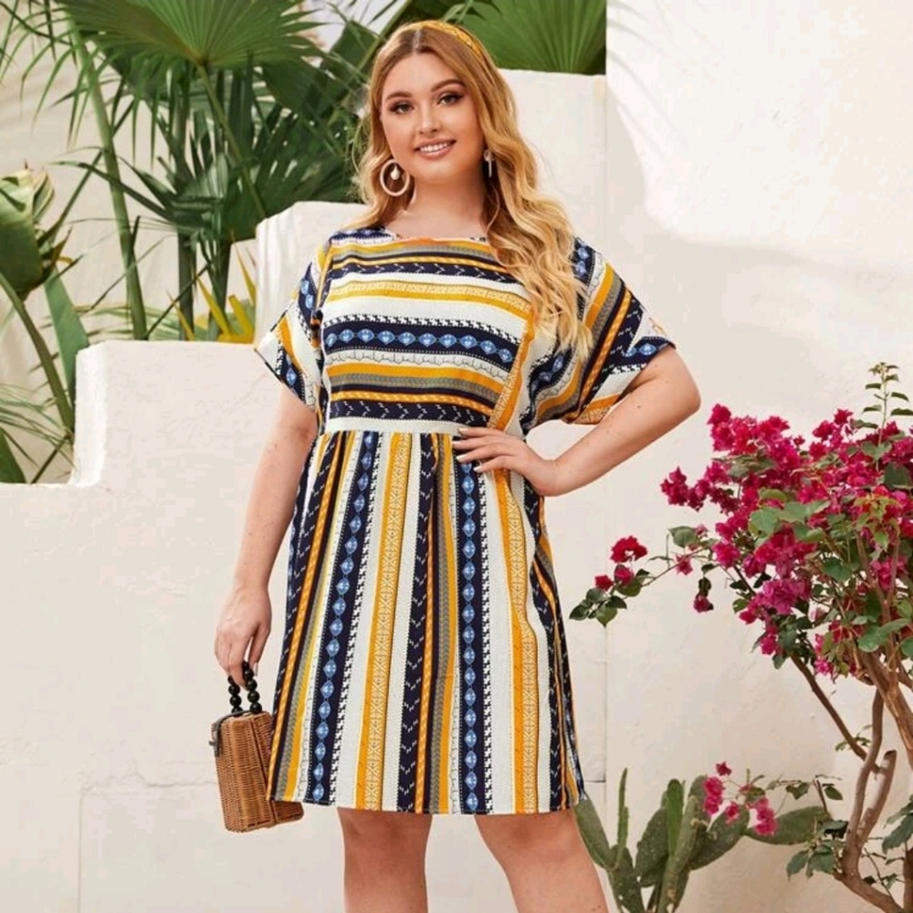 Tribal Smock Dress